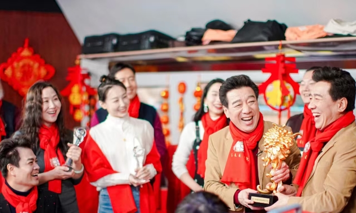 1月20日,錄制中國(guó)文聯(lián)“百花迎春”春節(jié)晚會(huì)