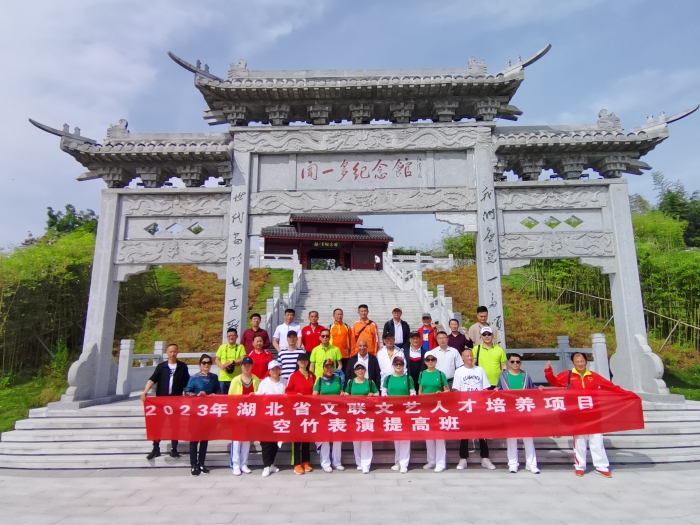 空竹表演提高班合影