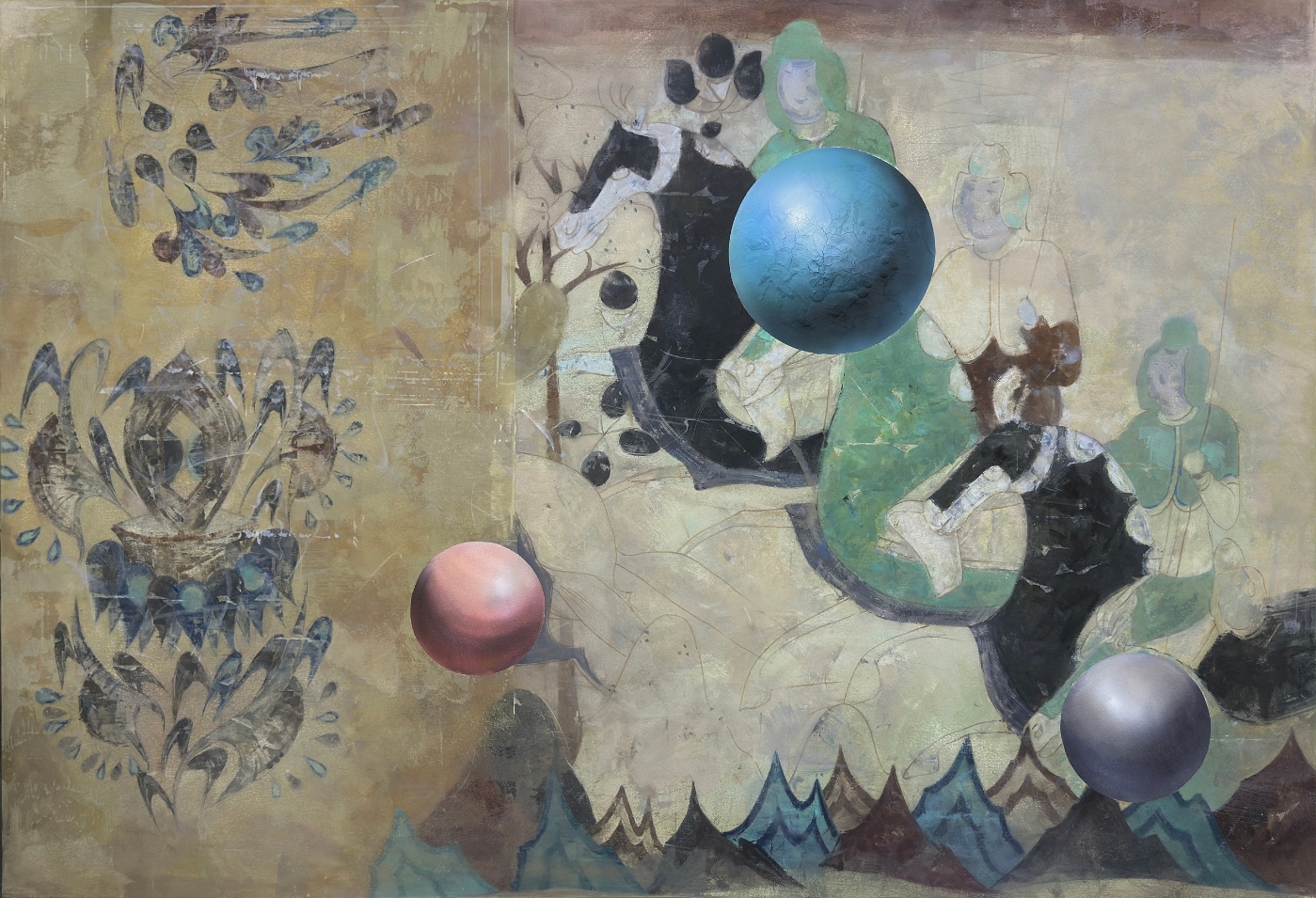 10.懸置 180x220cm 2025