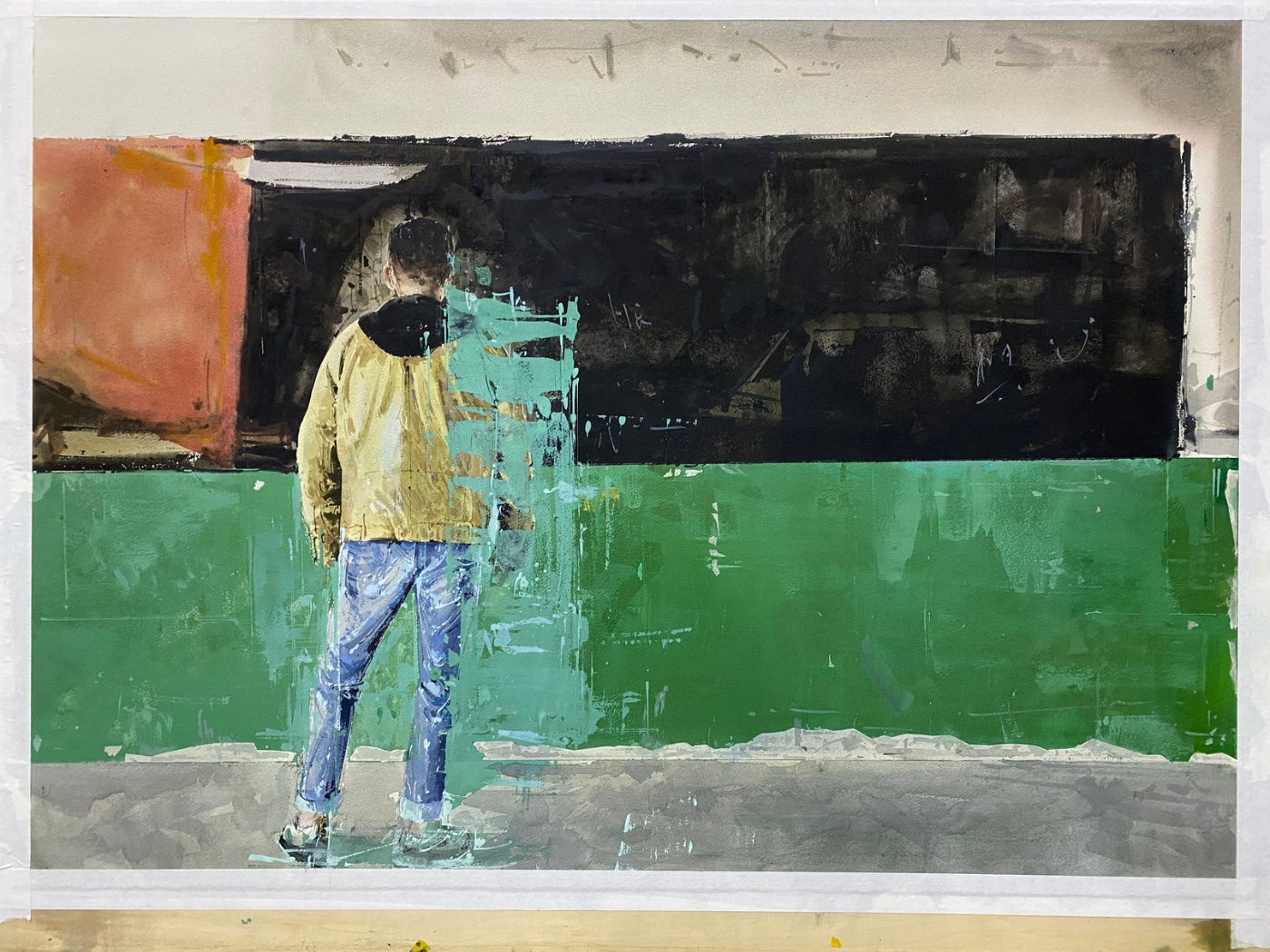 25.《背影》75x105cm 2020