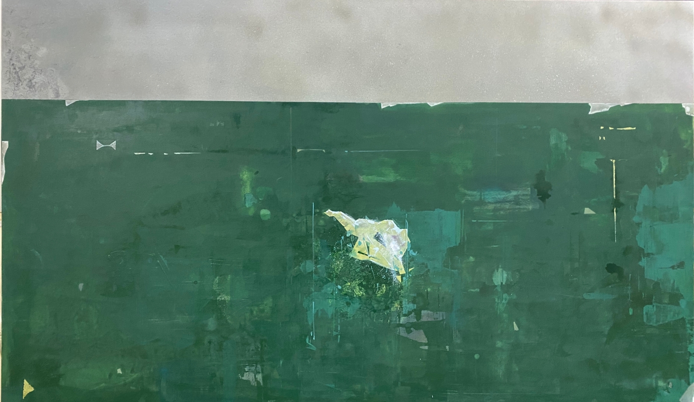 26.《綠墻之二》120x200cm 2021