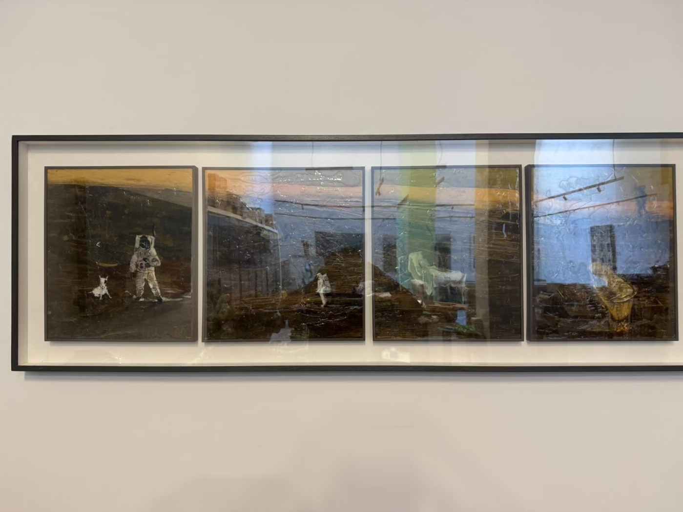 40.《無人之境》45cm×120cm 2017 綜合材料