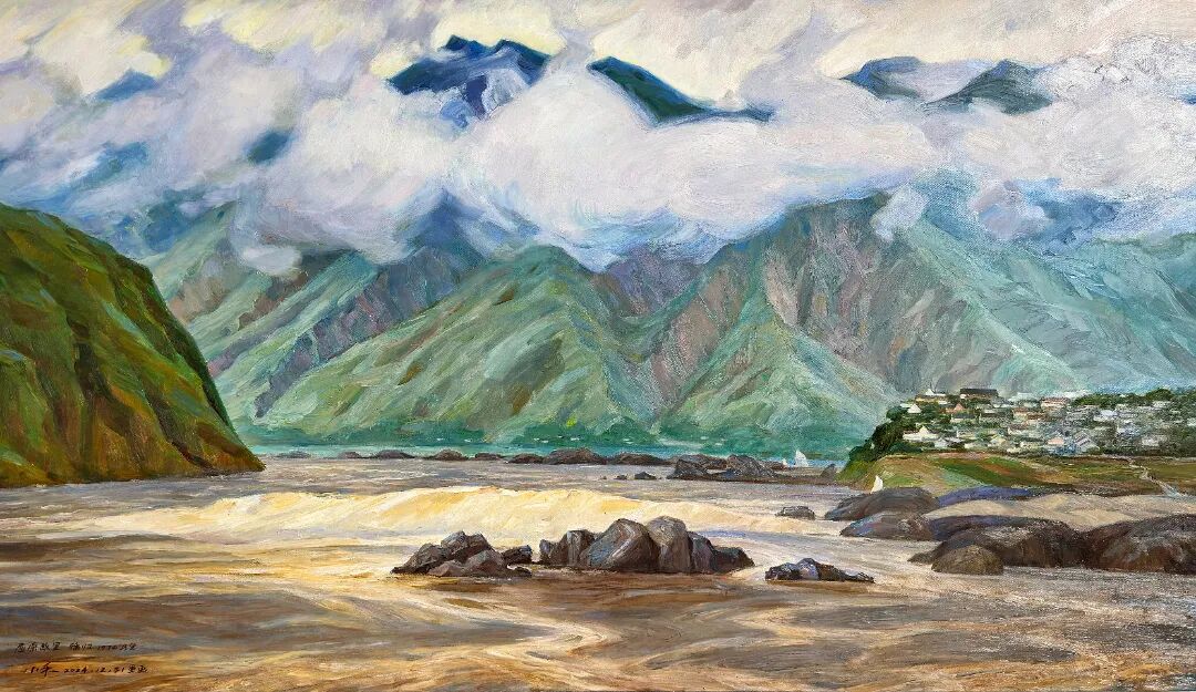 2 油畫《屈原故里-秭歸》唐小禾.jpg