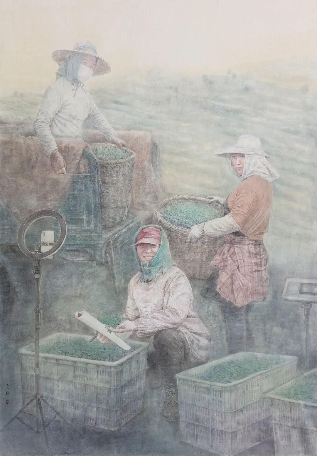 10 中國畫《云上之春》謝曉紅.jpg