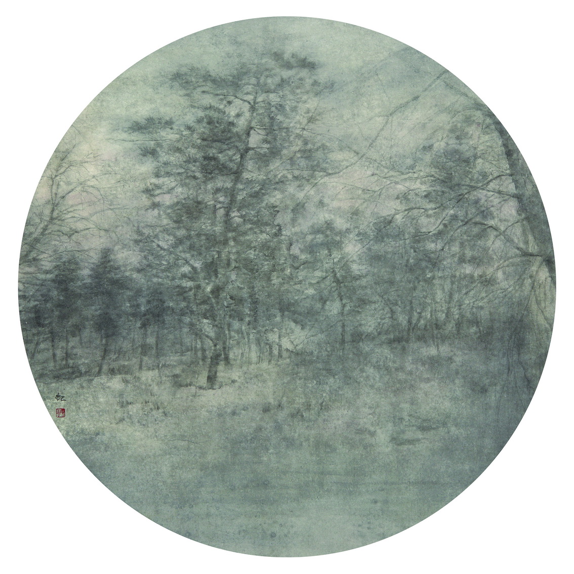 謝曉虹《后花園》70cmx70cm