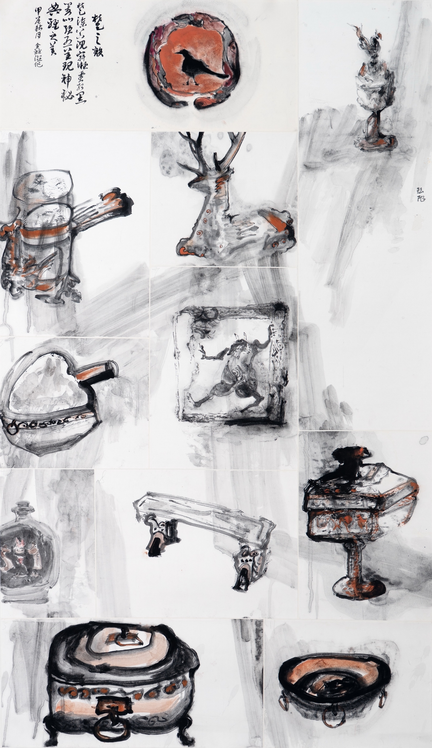 曹鑫德《楚之韻》180cmx96cm