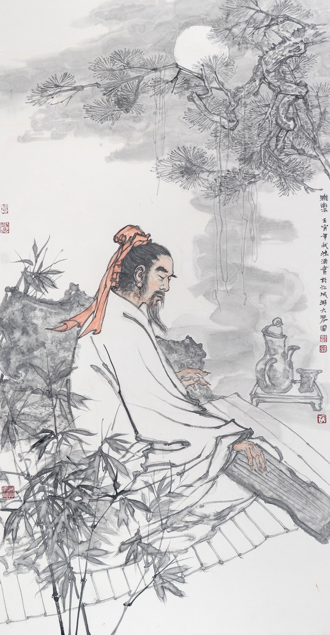 鄧鴻濤《雅樂》180cmx96cm