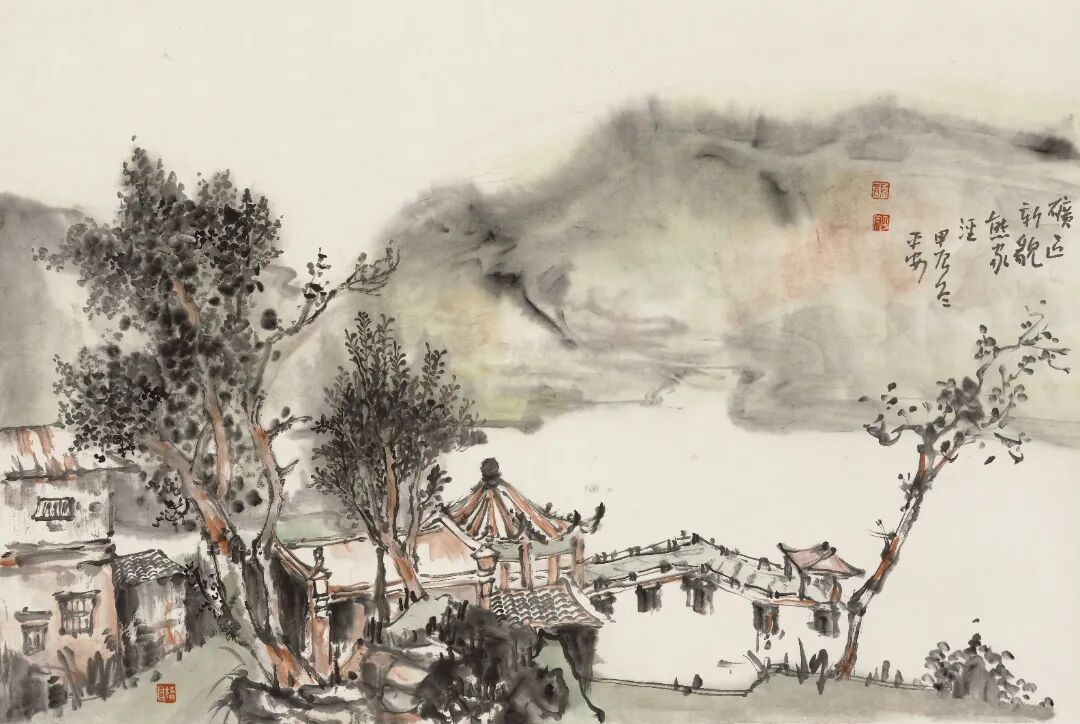 礦區(qū)新貌熊家涇 46cm×69cm 2024年.JPG