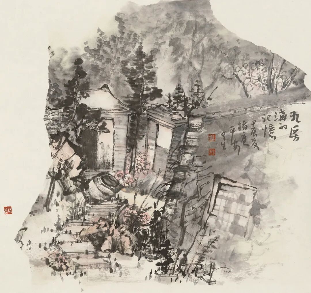 九房溝的記憶 45cm×48cm 2024年.JPG