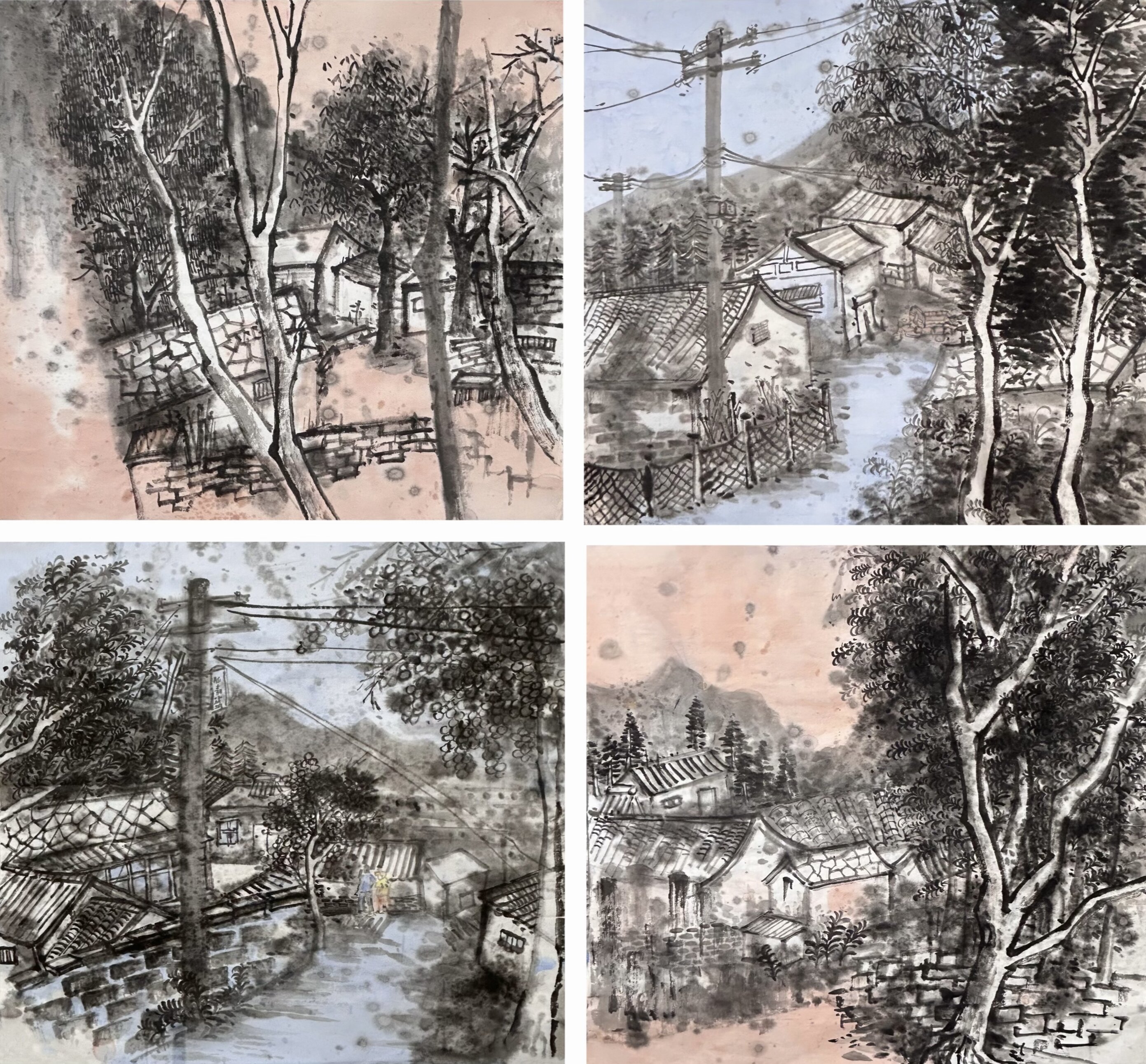 093丁莉-《浮生半日閑》-中國畫-90×98